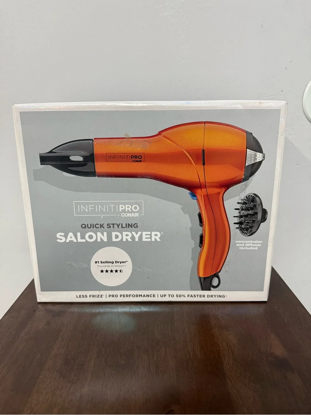 InfinitiPro Quick Styling Salon Dryer - Orange